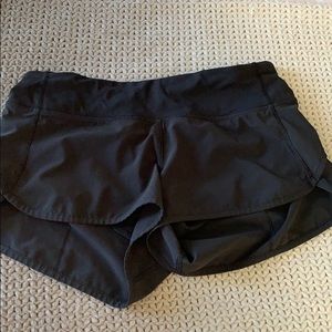 Black lulu lemon shorts